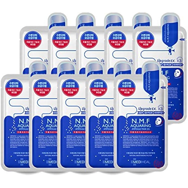 Amazon.co.jp: メディヒール N.M.F アクアリング アンプルマスク (5枚